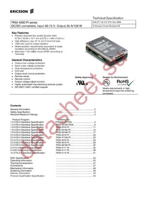 PKM4318PIOA datasheet  